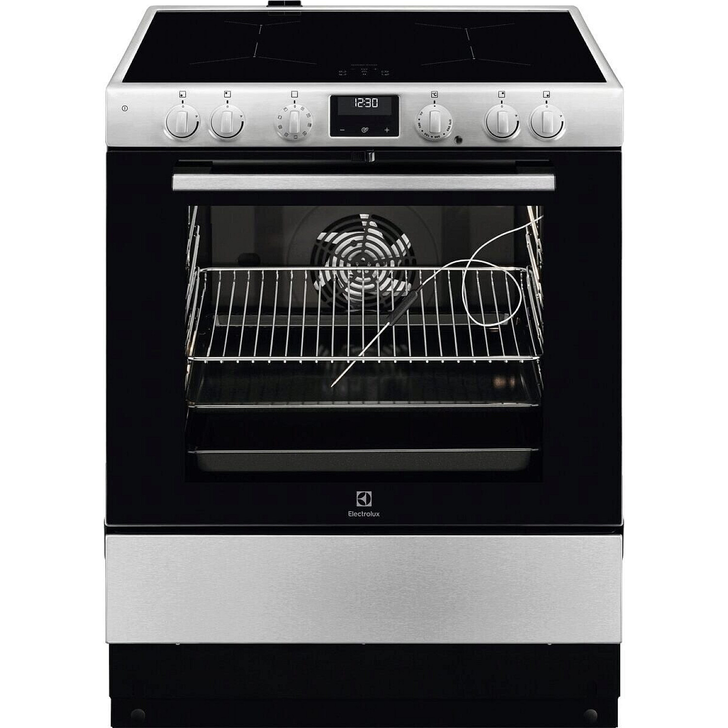 Electrolux induktionsspis lki74440sx - hällkontroll med vred