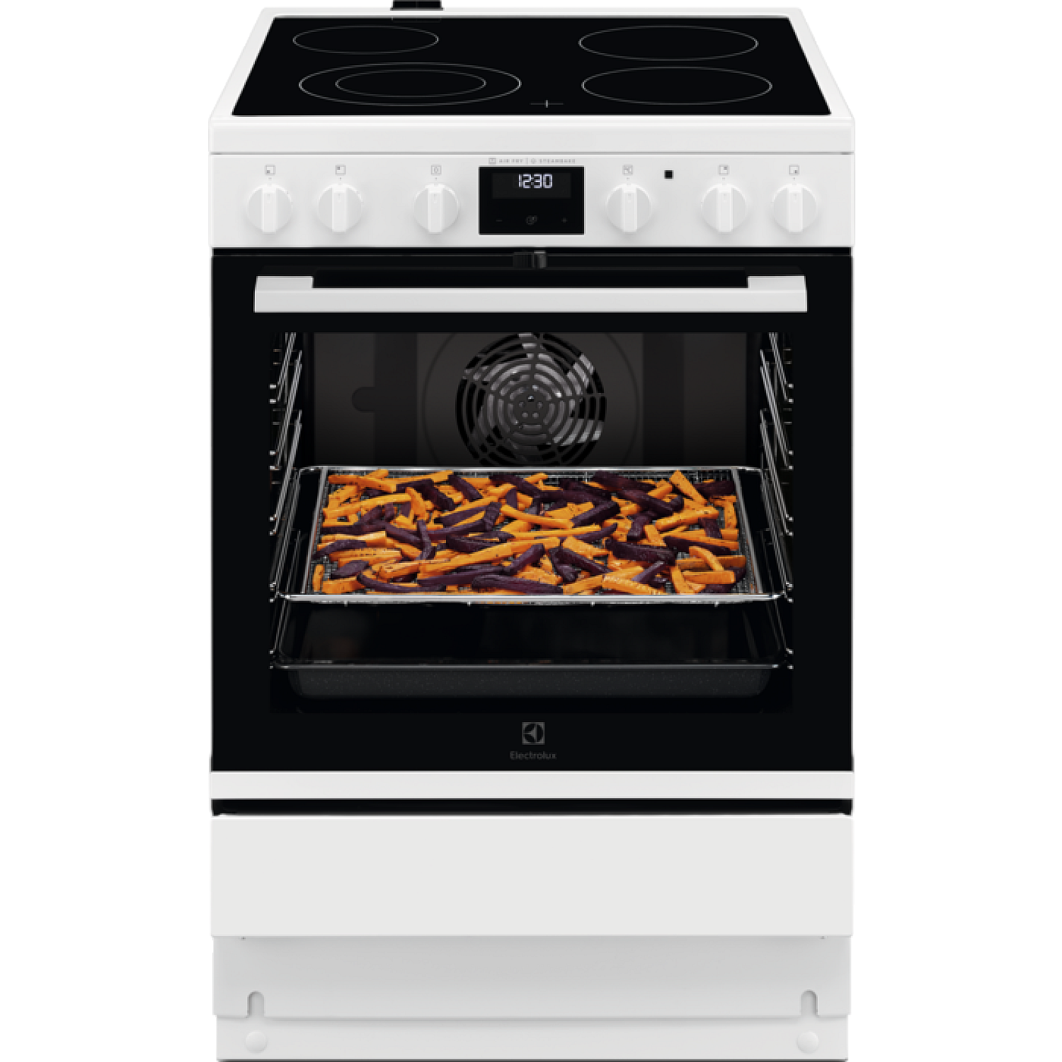 Electrolux glaskeramikspis lkr66440sw steambake glaskeramiksspis