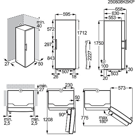 Electrolux - LUC4NE2X1 - NoFrost 175 cm Electrolux - LUC4NE2X1 - NoFrost 175 cm