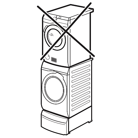 Electrolux - N1WYHPE1 Piedestal med låda för tvättmedel