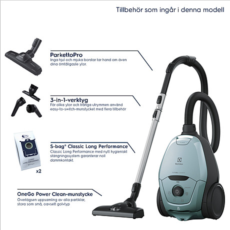 Electrolux - PD82-4MB - Tyst dammsugare med SmartMode och HEPA-filter