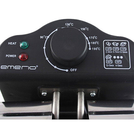 Emerio - Rostfri, Justerbar termostat