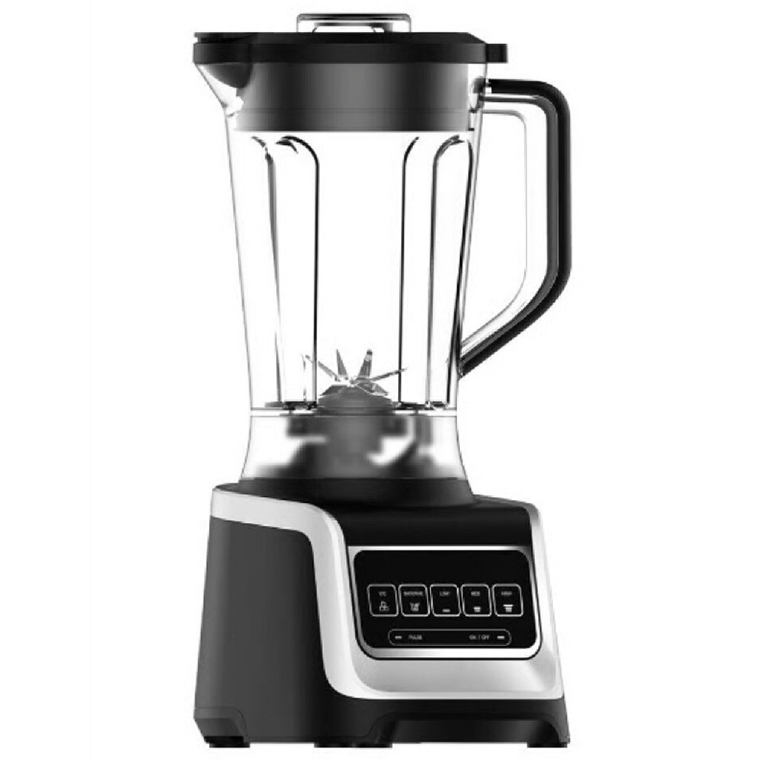 Emerio mixer svart, professionell mixer & pulsfunktion
