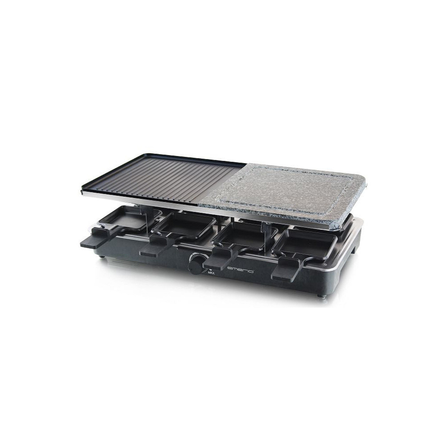Emerio bordsgrill rg-110035 - non stick beläggning