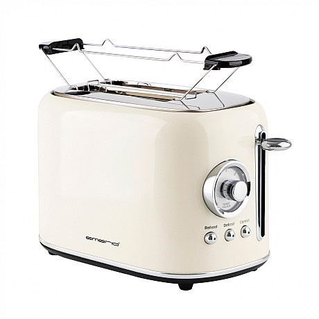 Emerio - TO-133281.1 - Creme Retro, med Upptiningsfunktion