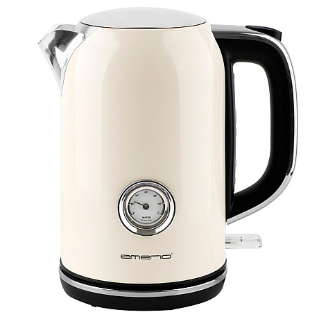 Emerio - WK-133282.1 - Creme Retro, med Automatisk Avstängning