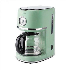  Emerio - CME-133280 - Grön Retro, Glaskanna & Antidropp