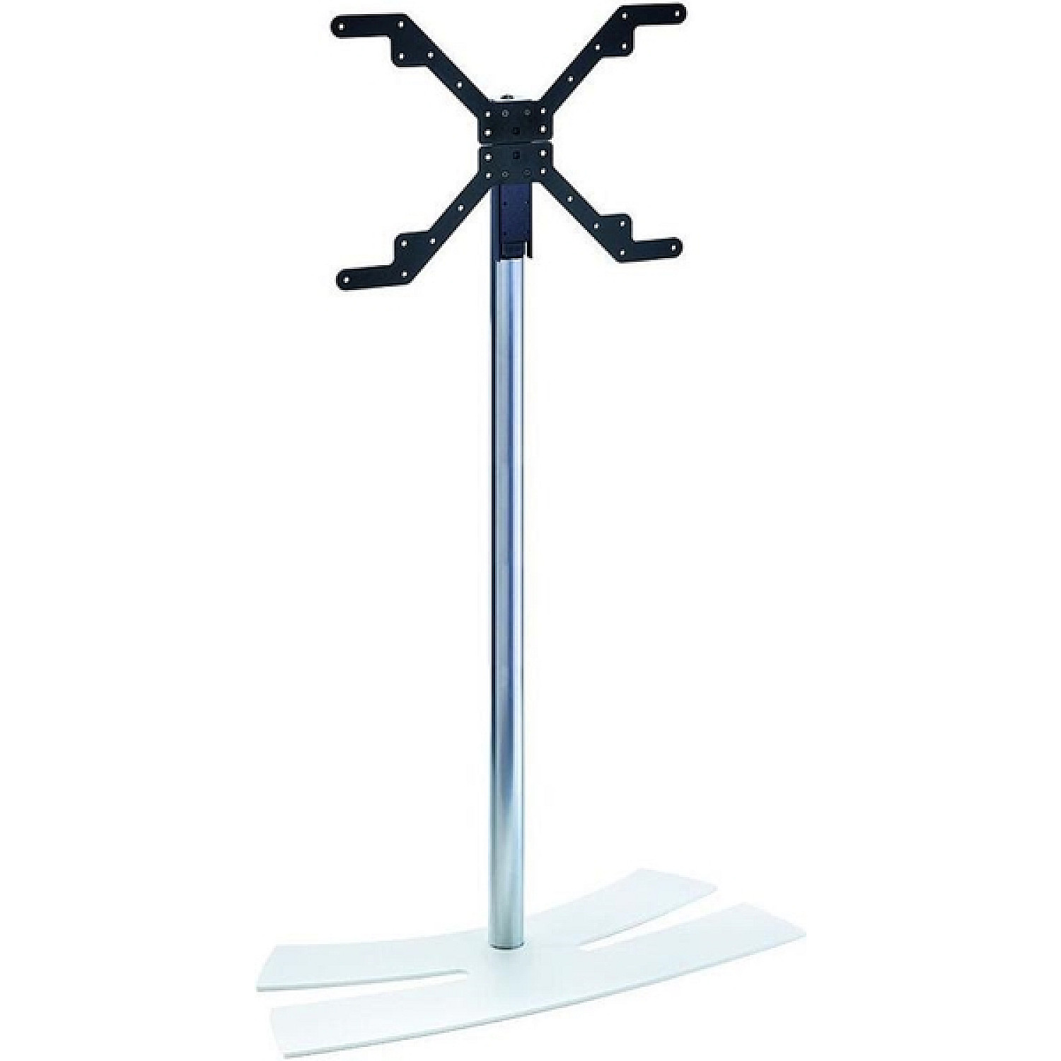 Erard golvstativ lux-up 1400xl-w 40-85" tv-stativ vit