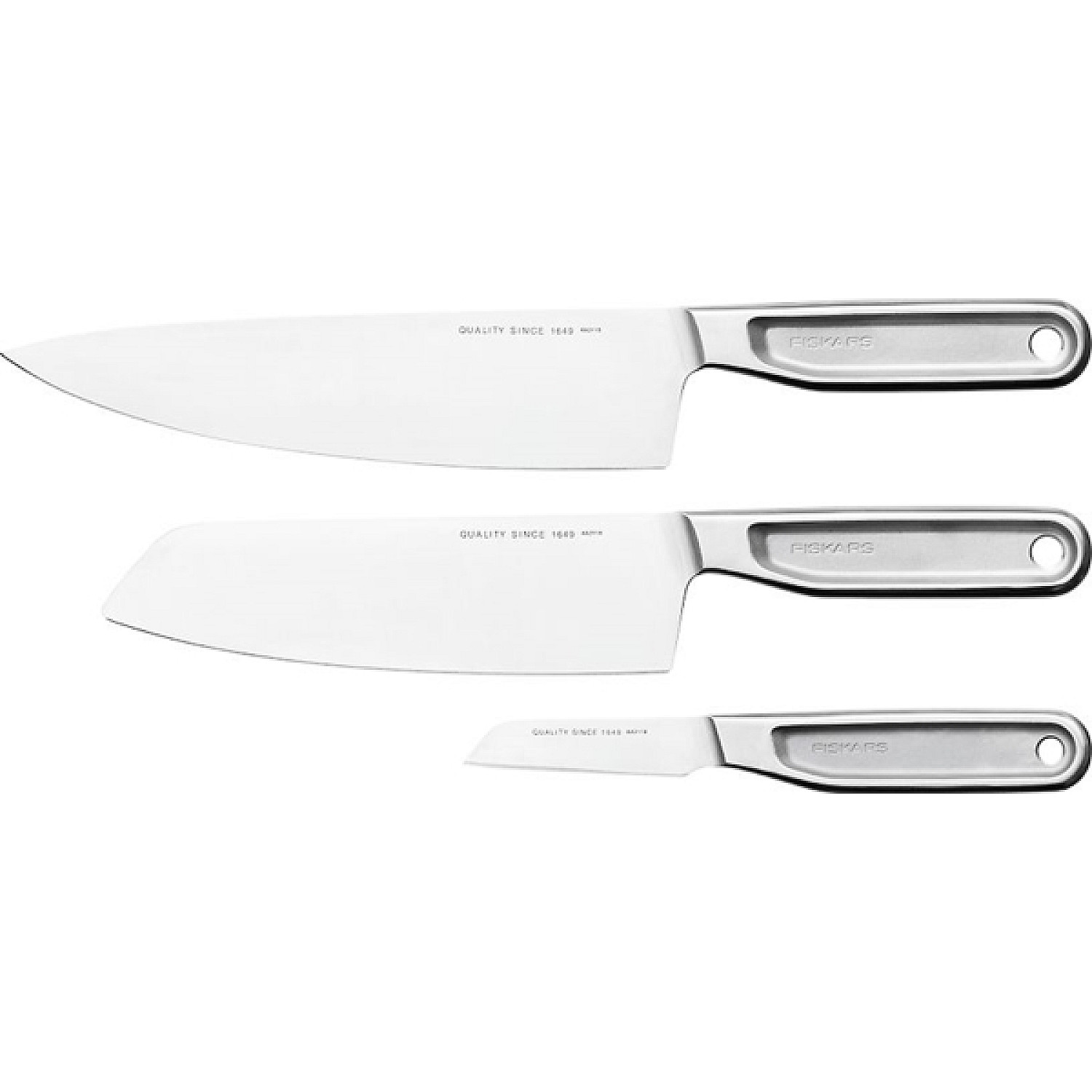 Fiskars kniv all steel 1065055 knivset rostfritt stål hållbar design