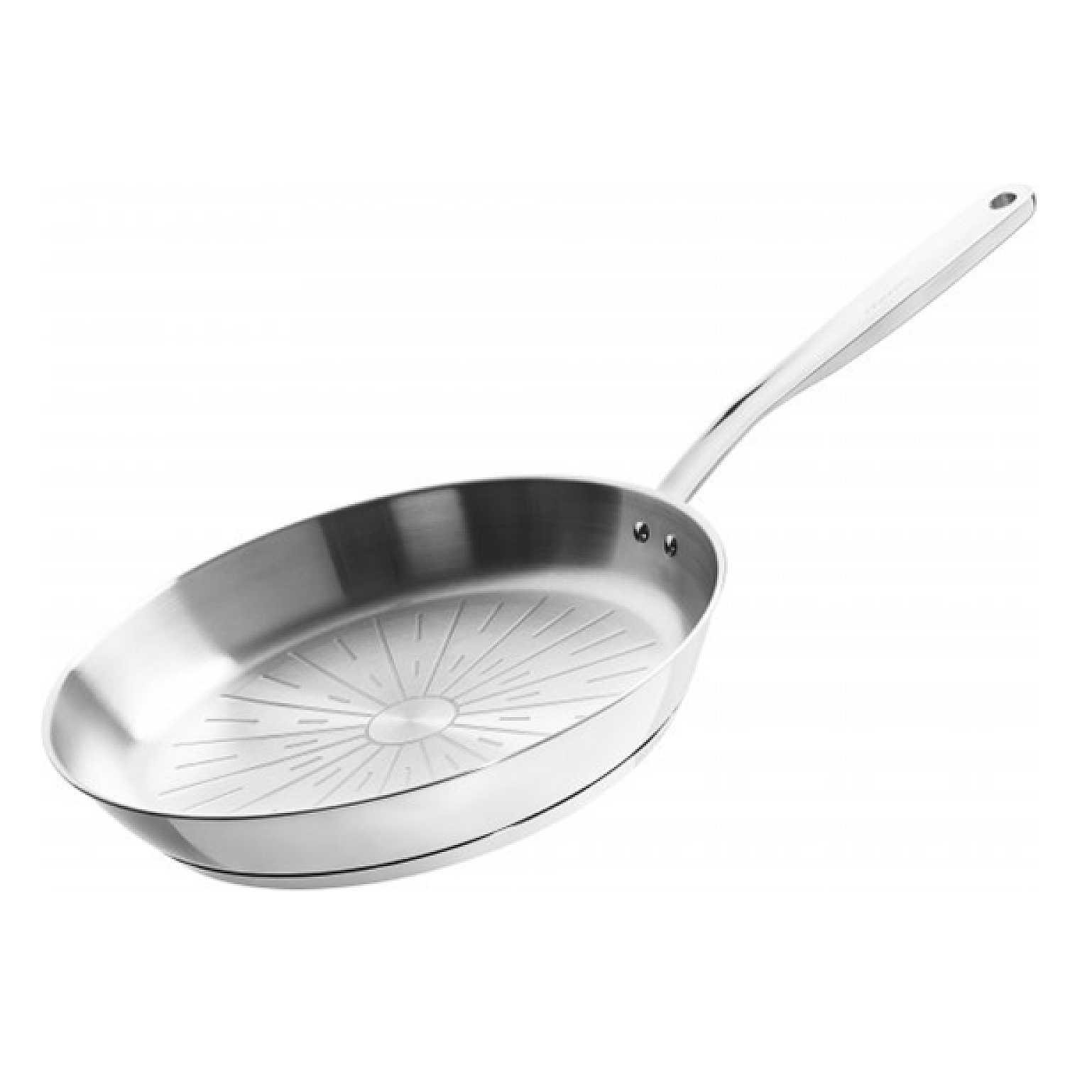 Fiskars stekpanna all steel 1057595 24 cm stekpanna hållbar