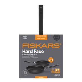 Fiskars - Hard Face Stekpanna, 24cm+28cm