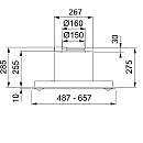 Franke - Inbyggnadsfläkt 620 49CM