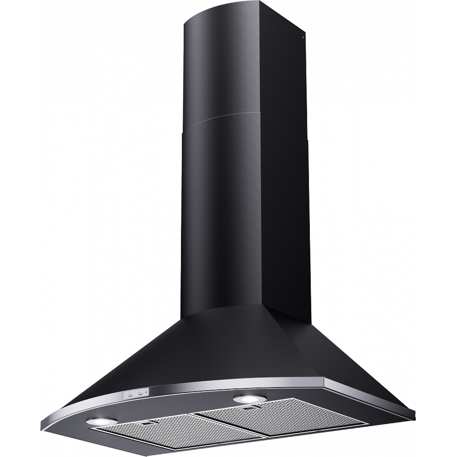 Franke vägghängd fläkt spiskåpa tender 722-10/12 lgh 70 cm , mattsvart