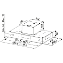 Franke - Spisfläkt AQ Sense Ceiling 90cm, Rostfri