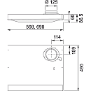 Franke - Spisfläkt Spirit Alliance 1243B-10S Comfort Plus 70cm, Vit