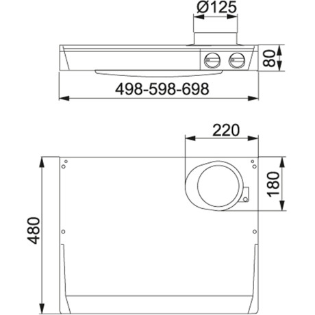 Franke - F260-10 Non-stop 50cm Vit Lägenhet Franke - F260-10 Non-stop 50cm Vit Lägenhet
