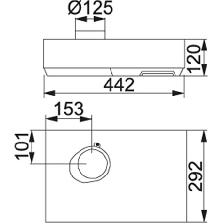 Franke - FIK 480-11 453cm Vit Franke - FIK 480-11 453cm Vit