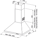 Franke - Spisfläkt Strip 60 cm vägghängd, Rostfri