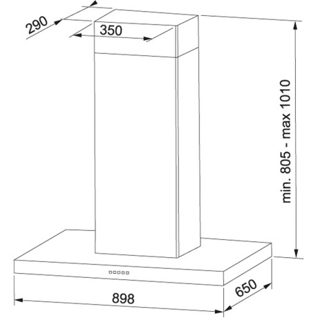 Franke - Stil Fri 90cm Vit Franke - Stil Fri 90cm Vit