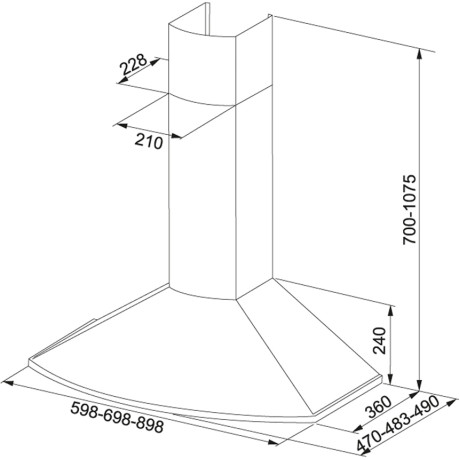 Franke - Tender 722-16 70cm Vit Villa Franke - Tender 722-16 70cm Vit Villa