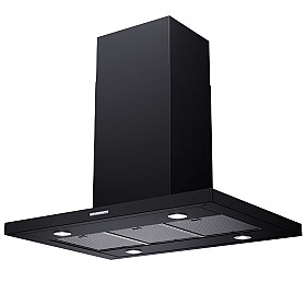 Frihängande fläkt Franke - Spiskåpa T45 792-14 FRI 90 cm , Mattsvart