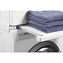 Gram - Stapelsats med utdragbar skiva, Vit