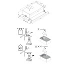 Gram - EFU 603-90 Utdragbar Fläkt Vit LED