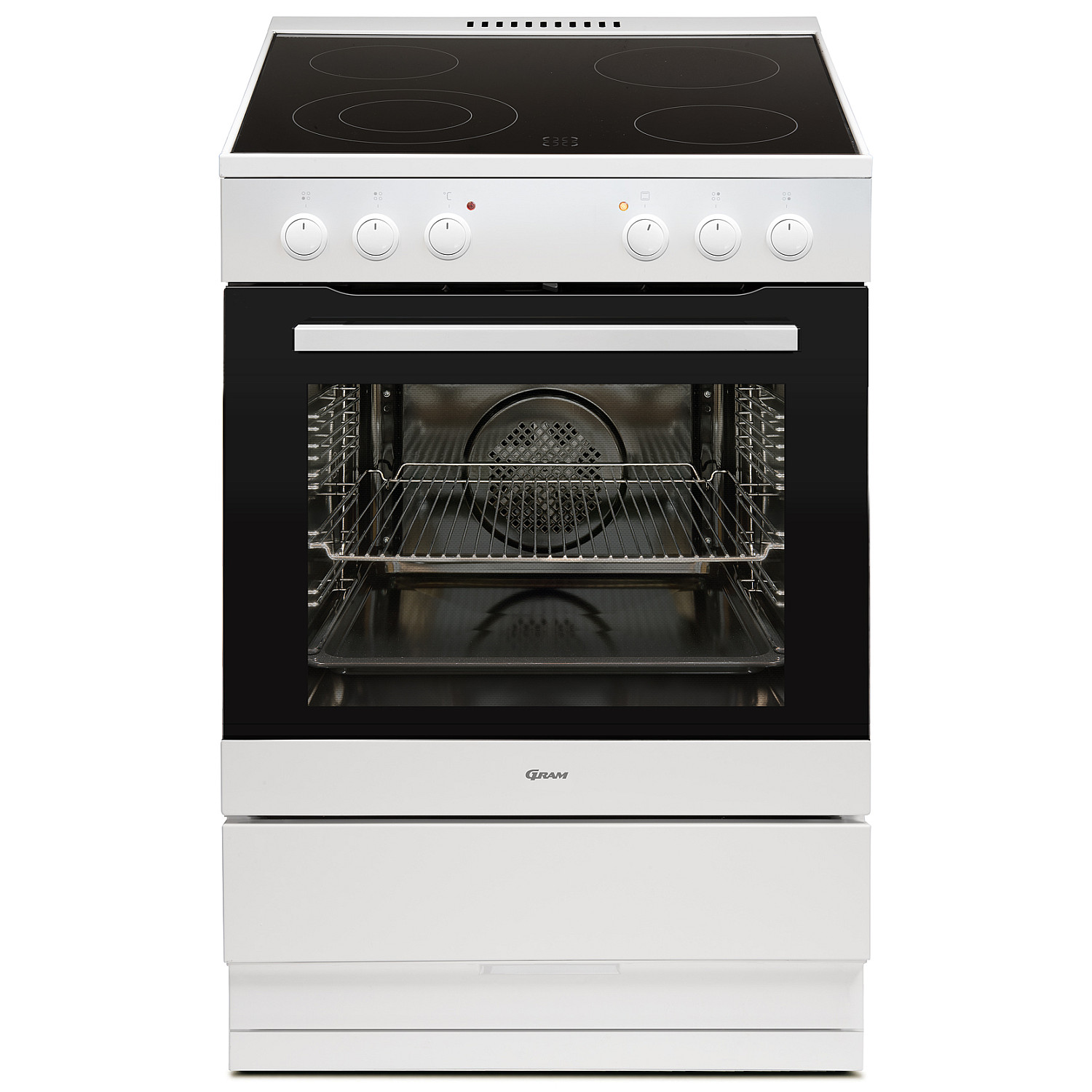 Gram glaskeramikspis ek 16610-90 glaskeramikspis med bakingpro system