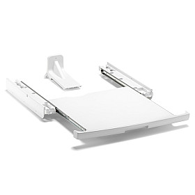 Tillbehör tvätt/tork Gram - Stapelsats med utdragbar skiva, Vit