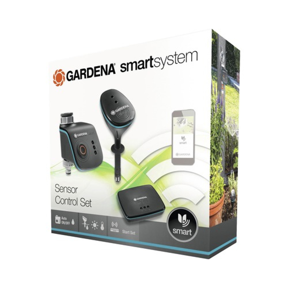 Gardena smart system Set Gateway, Smart Sensor, Smart Water Control