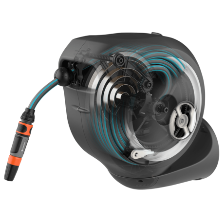 Gardena - Väggslangbox RollUp S 15m Vit Gardena - Väggslangbox RollUp S 15m Vit