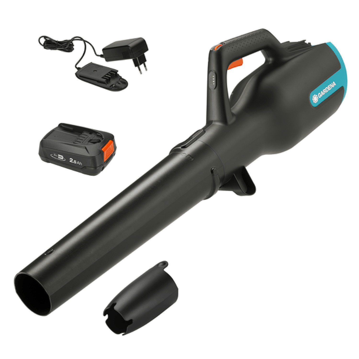 Gardena lövblås powerjet 18v p4a komplett (2,5ah batteri + standardladdare)