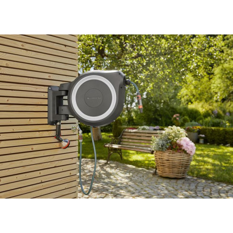 Gardena - Väggslangbox RollUp XL (35m) Vit Gardena - Väggslangbox RollUp XL (35m) Vit