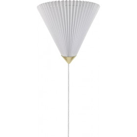 Globen Lighting - vägglampa Matisse vit/mässing