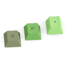 Glorious - GPBT Keycaps tangentuppsättning Olive, 115 kpl