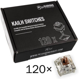 Glorious - Kailh Speed Bronze switchar, 120 kpl
