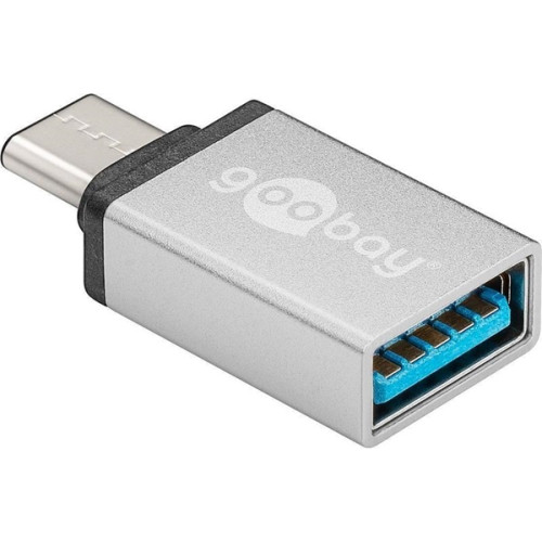 Goobay - USB-C - USB-A 3.0-adapter. Silver