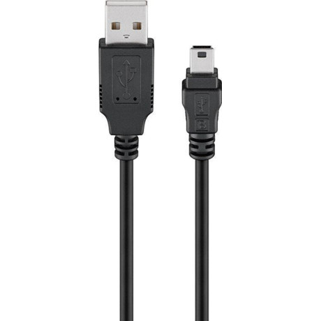 Goobay - USB 2.0 A - Mini-B Kabel, 0,3 m