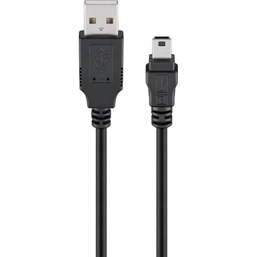 Goobay - USB 2.0 A - Mini-B Kabel. 0.3 m