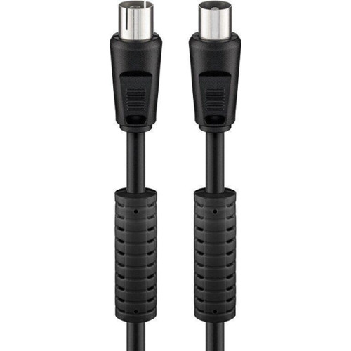 Goobay - antennkabel. 3.5 m. svart