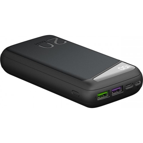 Goobay - Fast Charge Power Bank reservkraft. 20 000 mAh. svart
