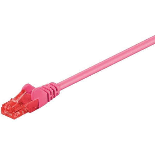 Goobay - CAT6 U/UTP nätverkskabel. 20 m. rosa