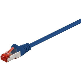 Goobay - CAT6 S/FTP nätverkskabel, 1 m, blå
