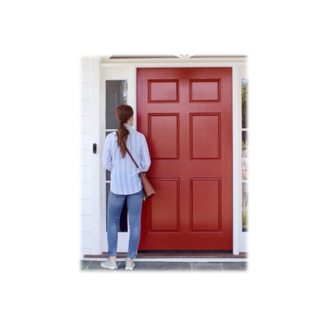 Google Nest - Hello Video Doorbell - Black/White Google Nest - Hello Video Doorbell - Black/White