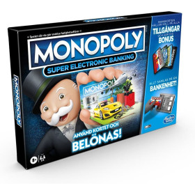 Hasbro - Monopol Super Electronic Banking brädspel SE