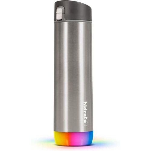Hidratespark träningsmaskin vattenflaska steel - silver