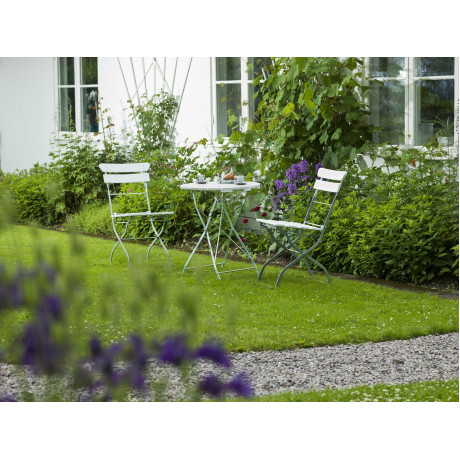 Hillerstorp - Krögaren Caféset 60 runt+2 Klappstolar Vit Hillerstorp - Krögaren Caféset 60 runt+2 Klappstolar Vit