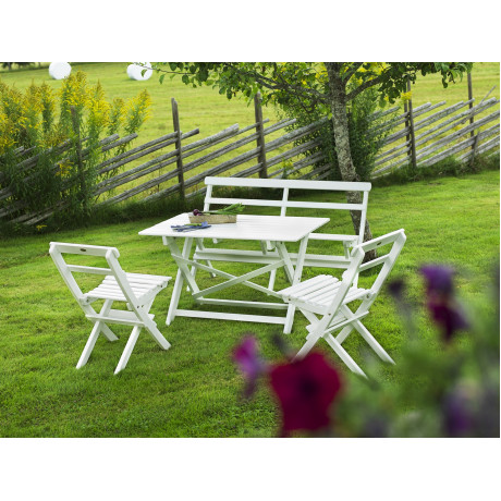 Hillerstorp - Torpet Bord 68x110 + 2 Fåtöljer + Soffa Vit Hillerstorp - Torpet Bord 68x110 + 2 Fåtöljer + Soffa Vit