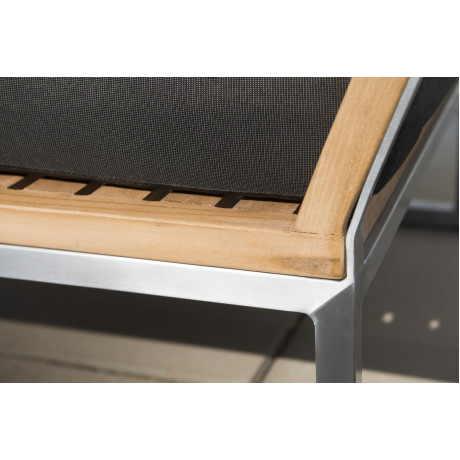 Hillerstorp - Kaxheden 3-Sits Soffa Aluminium/Teak Inkl Mörkgrå Dyna Olefin Hillerstorp - Kaxheden 3-Sits Soffa Aluminium/Teak Inkl Mörkgrå Dyna Olefin