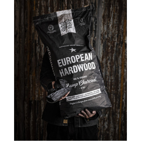 Holy Smoke - Xxl kvalitet european hardwood lump kol, 8 kg Holy Smoke - Xxl kvalitet european hardwood lump kol, 8 kg